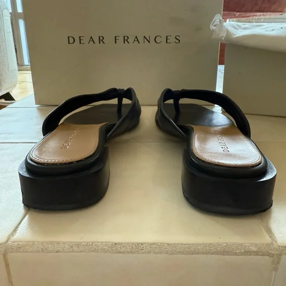 Dear Frances Black Women's Sandals - Picture 4 of 7